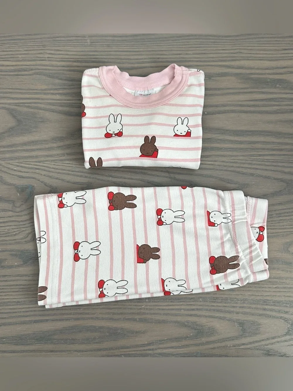 HANNA ANDERSSON GIRLS MIFFY PRINT SHORT JOHN PAJAMA SET